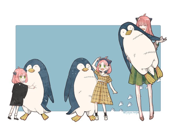 「stuffed penguin」 illustration images(Latest｜RT&Fav:50)