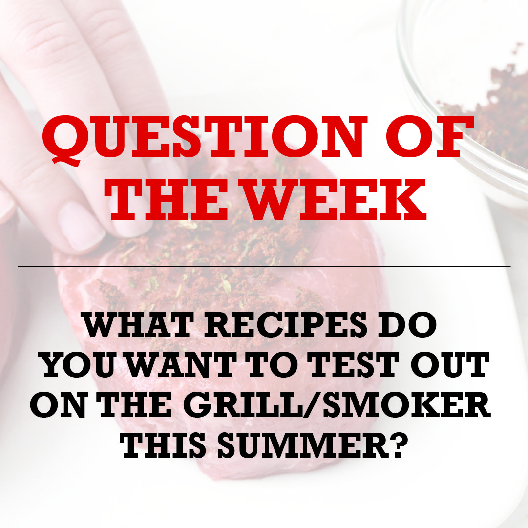 Beef's tweet photo. QUESTION OF THE WEEK!

Summer Grilling Season is officially here and we want to know: what Beef recipes do you want to test out on the grill or smoker this year?

Let us know!

#BeefFarmersAndRanchers #BeefUpSummer https://t.co/oH2k4iTm9G