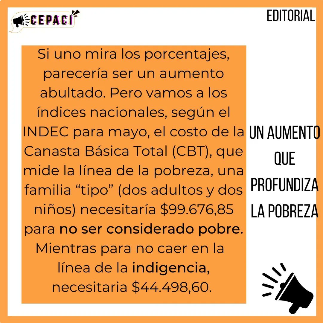cepaci_arg's tweet photo. Editorial: "El aumento que PROFUNDIZA la pobreza"

👉 Sobre los anuncios del gobernador  @alberto_rsaa 

#Pobreza #SanLuis #EmpleadosPublicos #empleadosmunicipales https://t.co/nhSElwQfNR