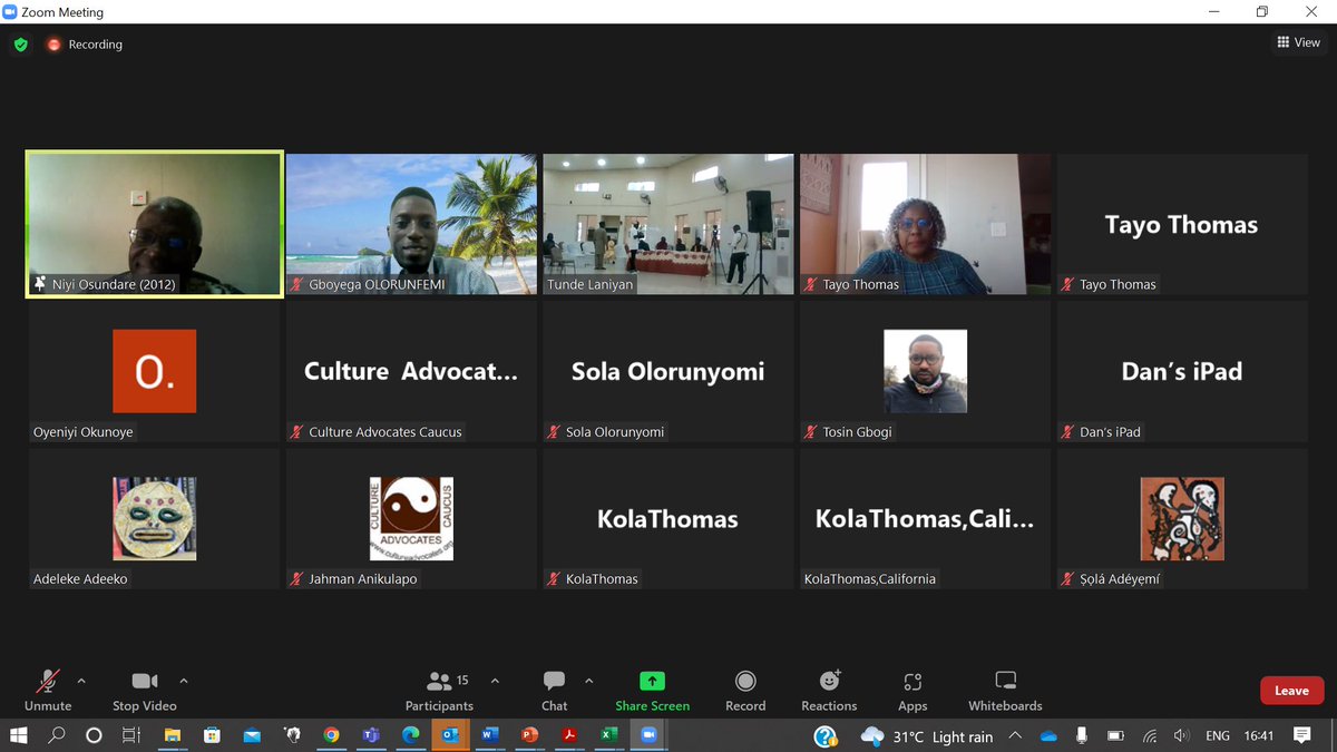 Niyi Osundare Int'l Poetry Festival tweet media