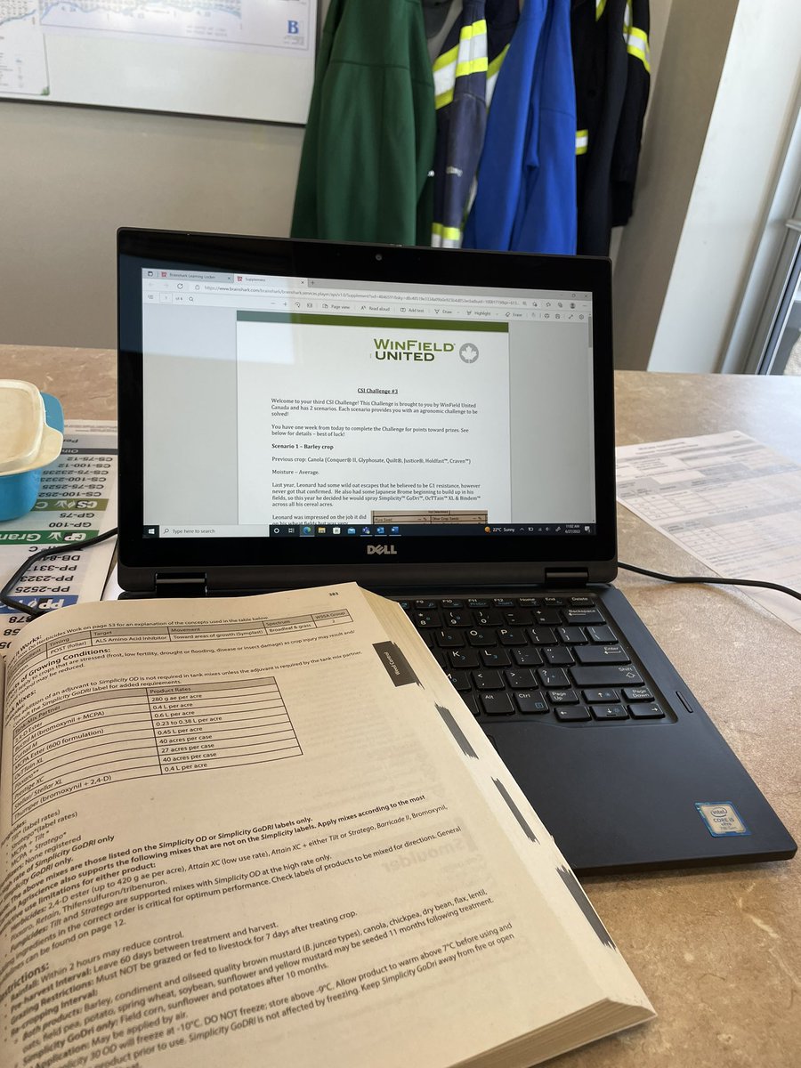 After last weeks mini vacations at the <a href="/advancing_women/">Advancing Women in Agriculture</a> conference! I’m back to work today! Started my day with the 3rd CSI challenge from the #AITP! @WinFieldCanada @GMacsAgTeam #WestCdnAg #WUAcademy