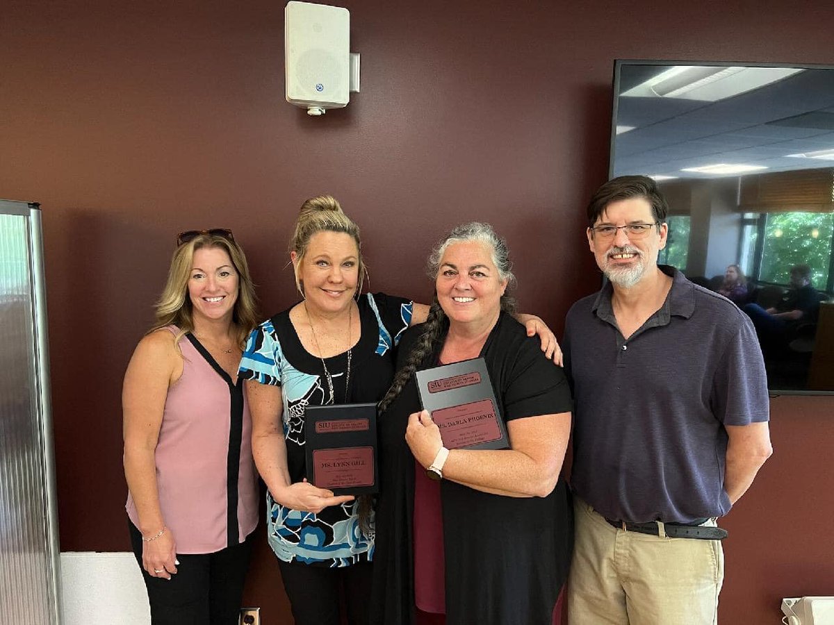 Congrats to our AWESOME PEOPLE:

Lynn Gill, MS, RD, LDN - College of Health and Human Sciences Non-Tenured Track Teacher of the Year

Darla Phoenix, BS - College of Health and Human Sciences AP/Civil Service Award