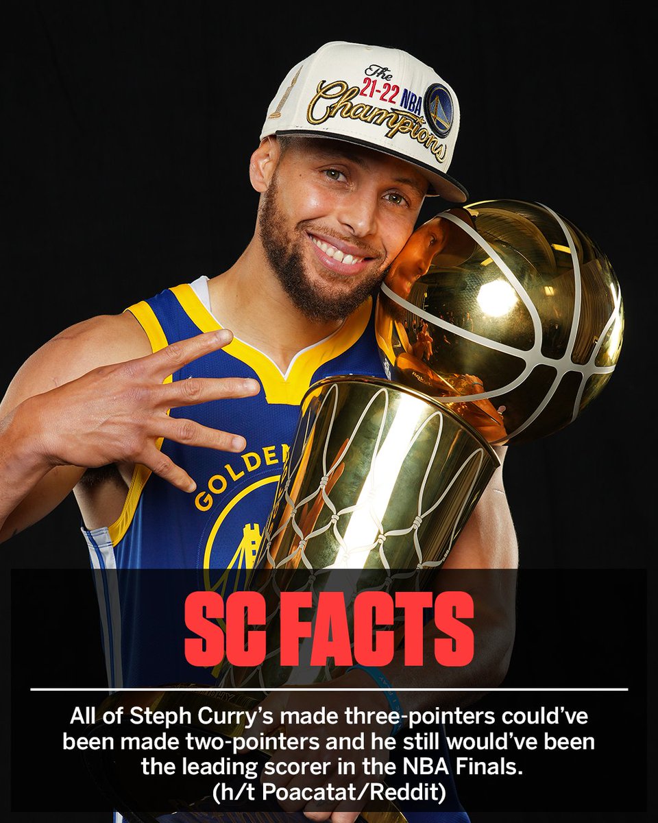 Steph was really *that good* in the NBA Finals 🤯 #SCFacts