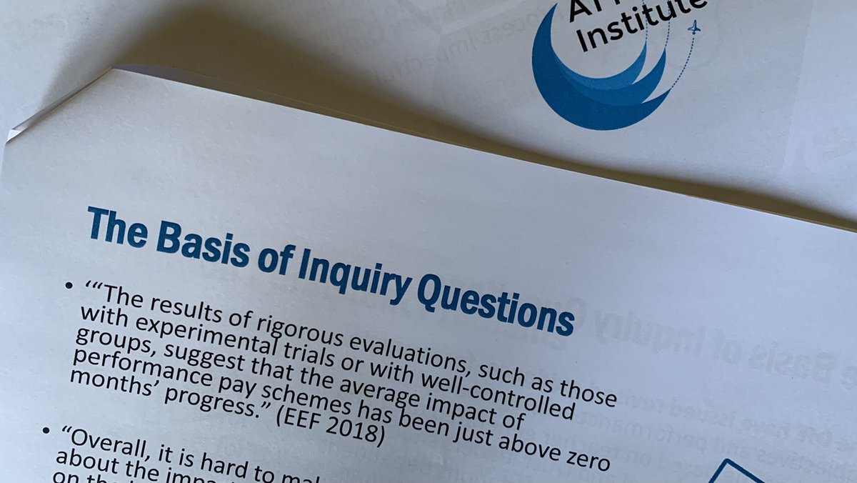 MrColesDrama's tweet image. Performance related pay has barely any impact on pupil progress!

Excellent planning session with @MikeCBrett et al in readiness of a trust wide launch of #InquiryQuestions

Sad to say goodbye to @Abby_Bayford but looking forward to working more closely with @CatherineRusht2