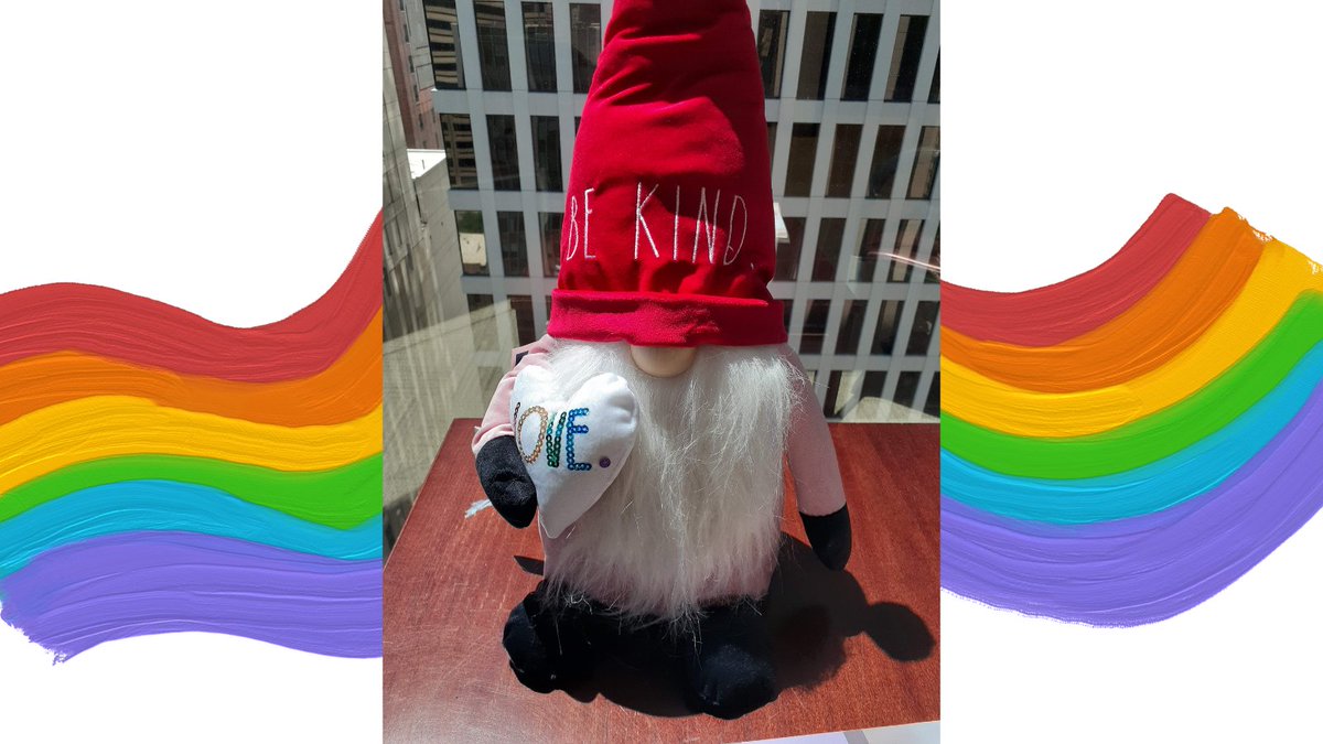 This gnome needs a home. Join us this Wednesday at 8PM Eastern for our 2nd annual 'Get Your Pride On' Happy Hour and a Half, and they could be yours. See the event link to register! #Pride2022 #DOGood tinyurl.com/49y25e7c
