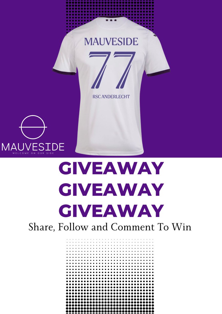Mauveside's tweet photo. 🟣⚪️ #RSCA kit Giveaway 🔥

To celebrate the launch of our new project we’ll be giving away a brand new jersey! 

1. Follow @Mauveside &amp; @Mauvesidepod 
2. Share this post
3. Comment with your favorite #RSCA player

The winner will be announced on Friday, July 1st. Good Luck! 🍀 https://t.co/YfoXSR4o8G