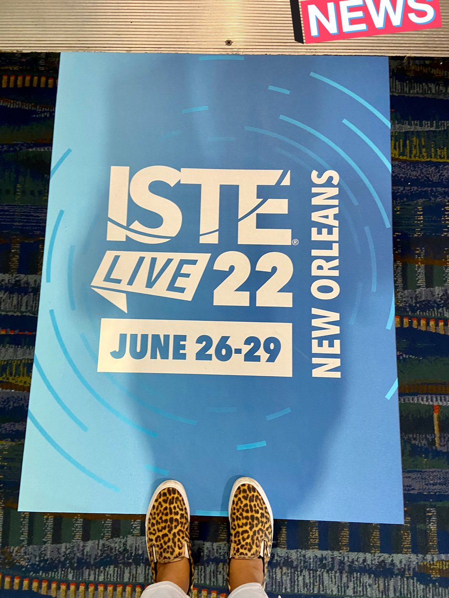 And so it begins #ISTELive 22