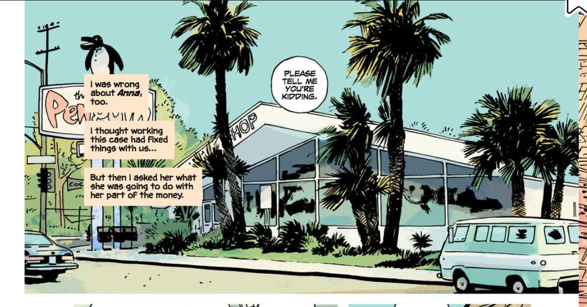 No other cartoonists have ever capture Southern CA as accurate as @seanpphillips with colors by @jacobr_phillips from DESTROY ALL MONSTERS 