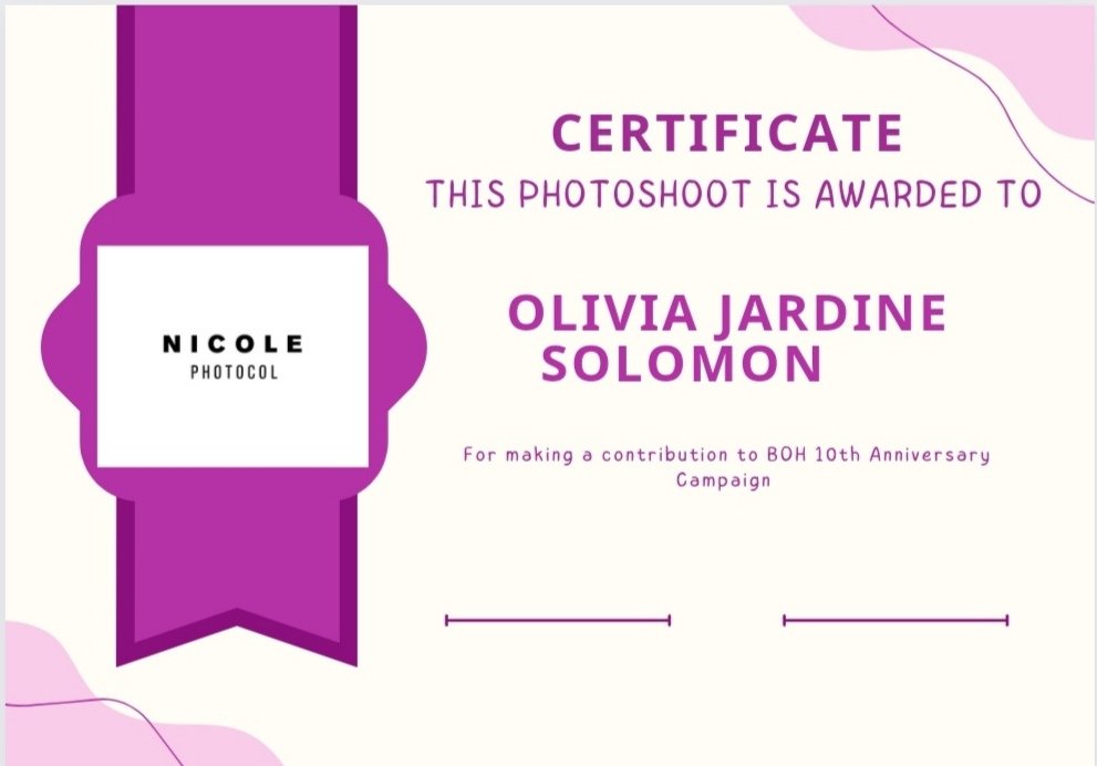 BirthdayOfHope's tweet photo. Congratulations @OlivJay we appreciate you 😘 https://t.co/BHvgANDRea