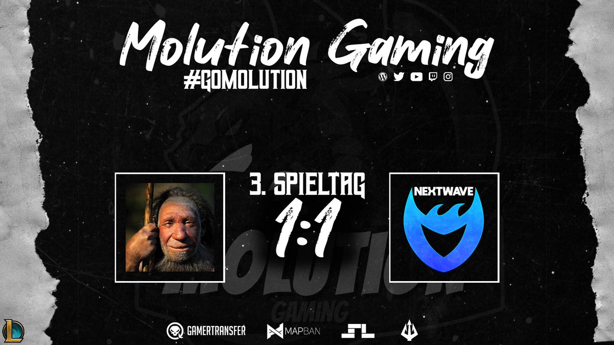 MolutionGaming's tweet photo. Nach einer sehr starken 1. Runde unseres @NextWaveEsports trennten wir uns erneut mit einem 1:1 von HUMAN APEX PREDATOR am 3. Spieltag der 
@PrimeLeague! 

GG wp an HUMAN APEX PREDATOR✌️

Jetzt heißt es weitermachen👀🍀

#GoMolution #eSports #LeagueOfLegends #PrimeLeague https://t.co/S9xAmrbYLR