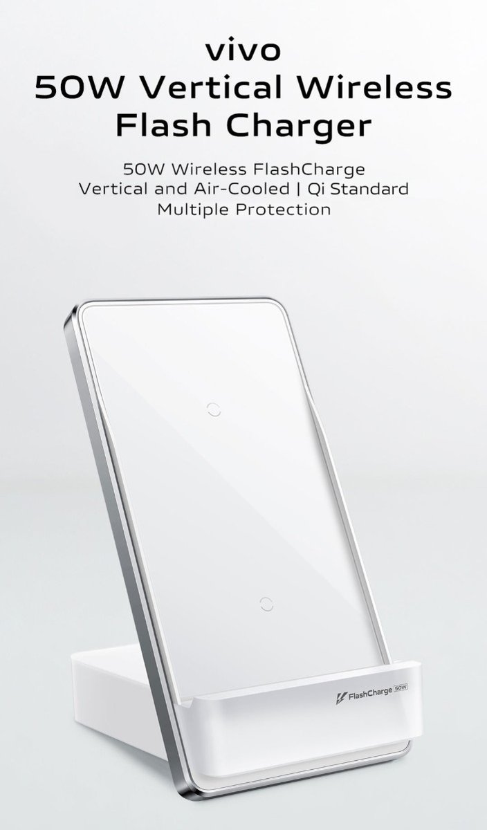 ElliotMontag's tweet photo. Alongside the brand new #vivoX80Pro, @vivo_europe launched a 50W Vertical Wireless Flash Charger. ⚡

It only takes 23 mins to charge your X80 Pro to 50%. It also embeds air cooling with silent mode, vertical/horizontal charging and various safety protections.

#vivo #vivoEurope https://t.co/R4b4ufCOdH