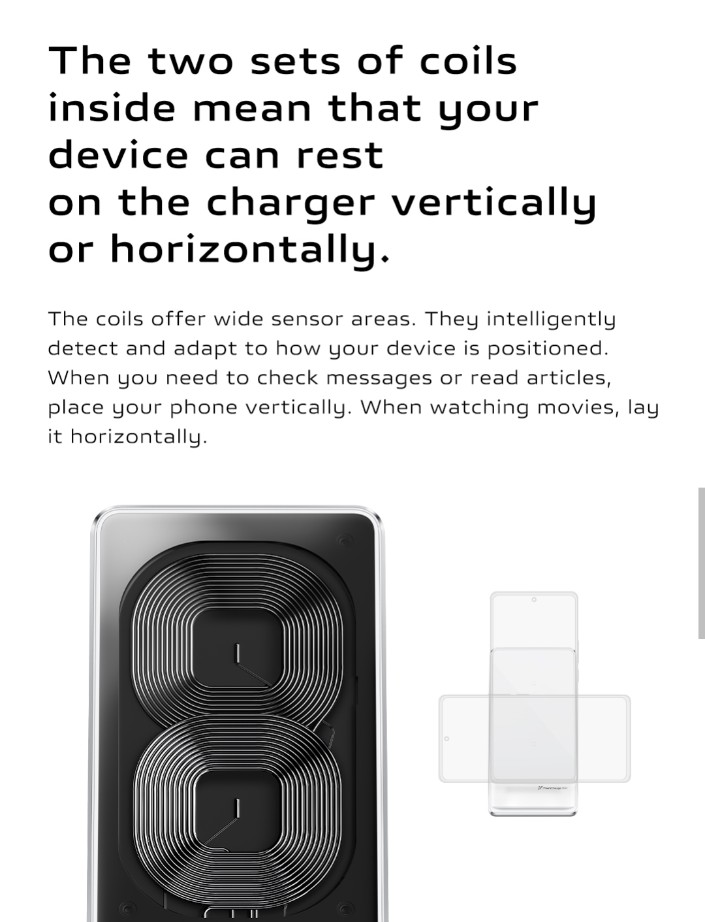 ElliotMontag's tweet photo. Alongside the brand new #vivoX80Pro, @vivo_europe launched a 50W Vertical Wireless Flash Charger. ⚡

It only takes 23 mins to charge your X80 Pro to 50%. It also embeds air cooling with silent mode, vertical/horizontal charging and various safety protections.

#vivo #vivoEurope https://t.co/R4b4ufCOdH