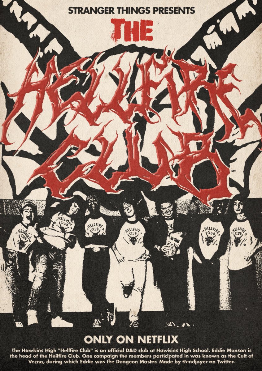 hellfire club poster i made !! <a href="/Stranger_Things/">stranger things</a>