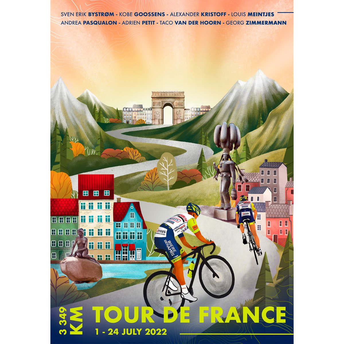 Intermarché-Wanty (@intermarchew) on Twitter photo We are proud to unveil the team for our 5th <a href="/LeTour/">Tour de France™</a> ⤵️
🇳🇴 <a href="/sebystrom/">Sven Erik Bystrøm</a>
🇧🇪 <a href="/KobeGoossens/">kobe goossens</a>
🇳🇴 <a href="/Kristoff87/">Alexander Kristoff</a>
🇿🇦 <a href="/LouisMeintjes/">Louis</a>
🇮🇹 <a href="/AndreaPasqualon/">Andrea Pasqualon</a>
🇫🇷 <a href="/adrienpetit62/">adrien petit</a>
🇳🇱 <a href="/TacovanderHoorn/">Taco van der Hoorn</a>
🇩🇪 <a href="/g_immermann/">G_immerman</a>
🖼 Marie Pirard
Read more ➡️ intermarche-wantygobert.eu/news/tdf22/ #TDF2022 #LeTour #letourdk We are proud to unveil the team for our 5th <a href="/LeTour/">Tour de France™</a> ⤵️
🇳🇴 <a href="/sebystrom/">Sven Erik Bystrøm</a>
🇧🇪 <a href="/KobeGoossens/">kobe goossens</a>
🇳🇴 <a href="/Kristoff87/">Alexander Kristoff</a>
🇿🇦 <a href="/LouisMeintjes/">Louis</a>
🇮🇹 <a href="/AndreaPasqualon/">Andrea Pasqualon</a>
🇫🇷 <a href="/adrienpetit62/">adrien petit</a>
🇳🇱 <a href="/TacovanderHoorn/">Taco van der Hoorn</a>
🇩🇪 <a href="/g_immermann/">G_immerman</a>
🖼 Marie Pirard
Read more ➡️ intermarche-wantygobert.eu/news/tdf22/ #TDF2022 #LeTour #letourdk
