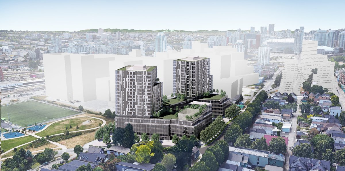 Stranddev's tweet photo. We’re excited to share that our 456 - 496 Prior Street rezoning application has been approved - a pivotal moment for the future of #Strathcona and the new St. Paul’s Hospital.

#stranddev https://t.co/RNZsAR2QTV