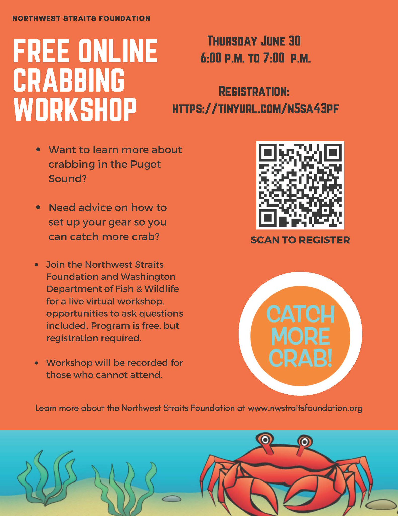 WDFW on Twitter "Get ready for Puget Sound crab season with a FREE