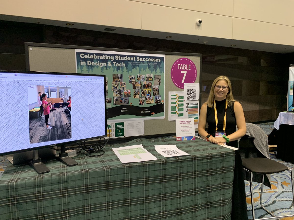 Balmoral Hall tech and design specialists presenting at ISTE today!  Well done, Kirstan and Dave!  #iste22 #balmoralhall