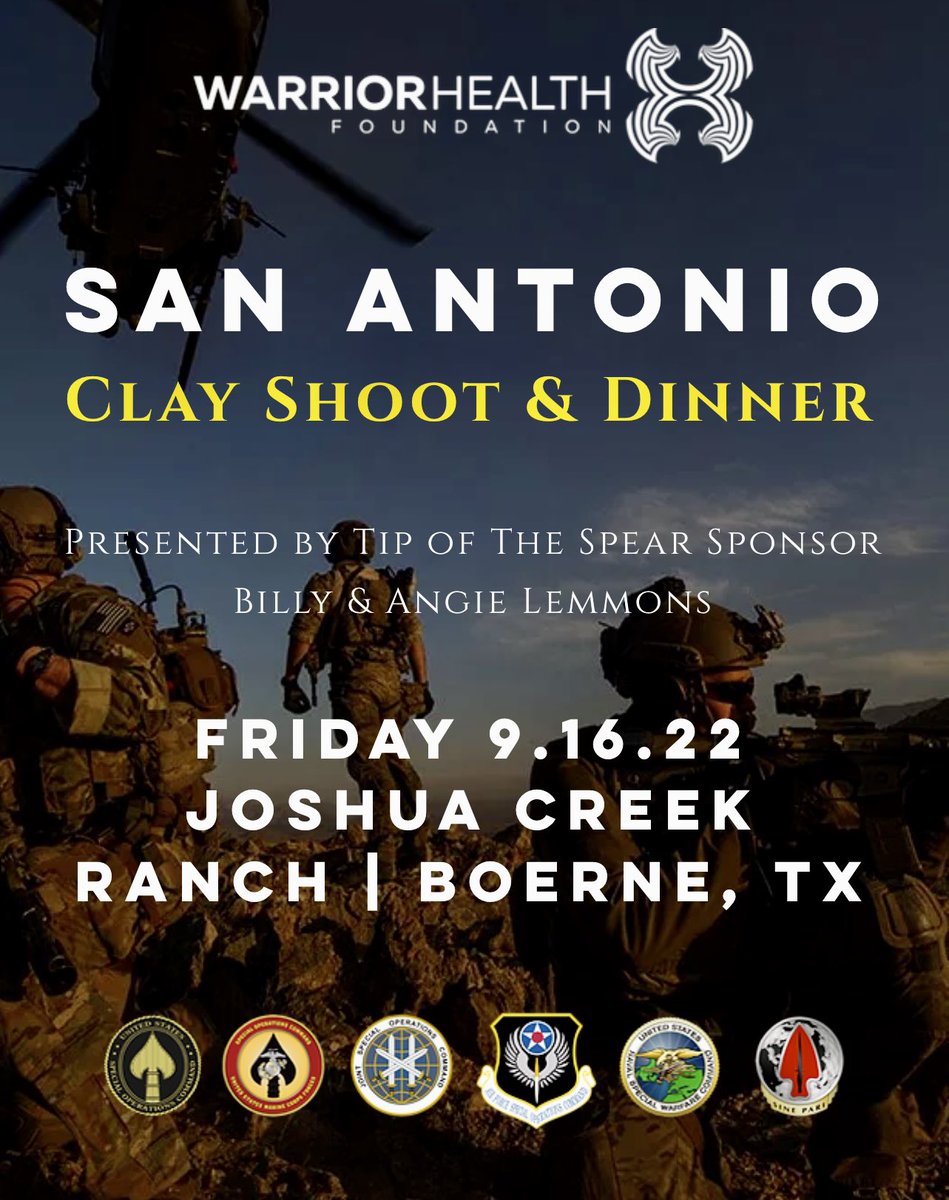 BernardKerik's tweet image. Join me at the Joshua Creek Ranch in Boerne, Texas on September 16, 2022, to raise money for the Warrior Health Foundation with @ronin_196 @willcheeese @johncardillo and many others! #warriorhealthfoundation #specops #specialoperator #specialforces #navyseals