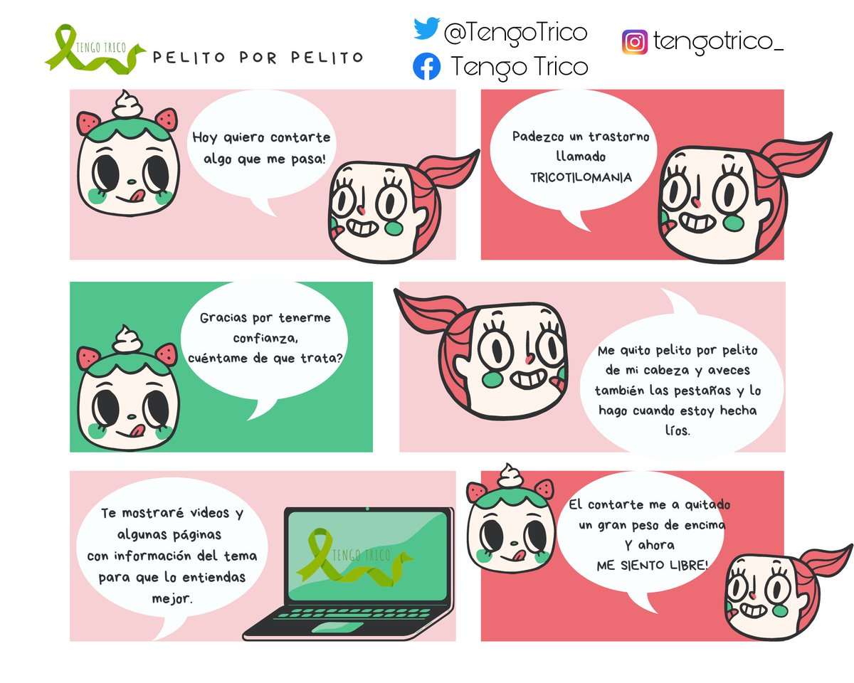 TengoTrico's tweet photo. #TengoTrico #Tricotilomanía 
La información es poder, transmitir lo que es y lo que nos pasa, para que podamos ser un poquito comprendidos. https://t.co/J58CZV9zQR