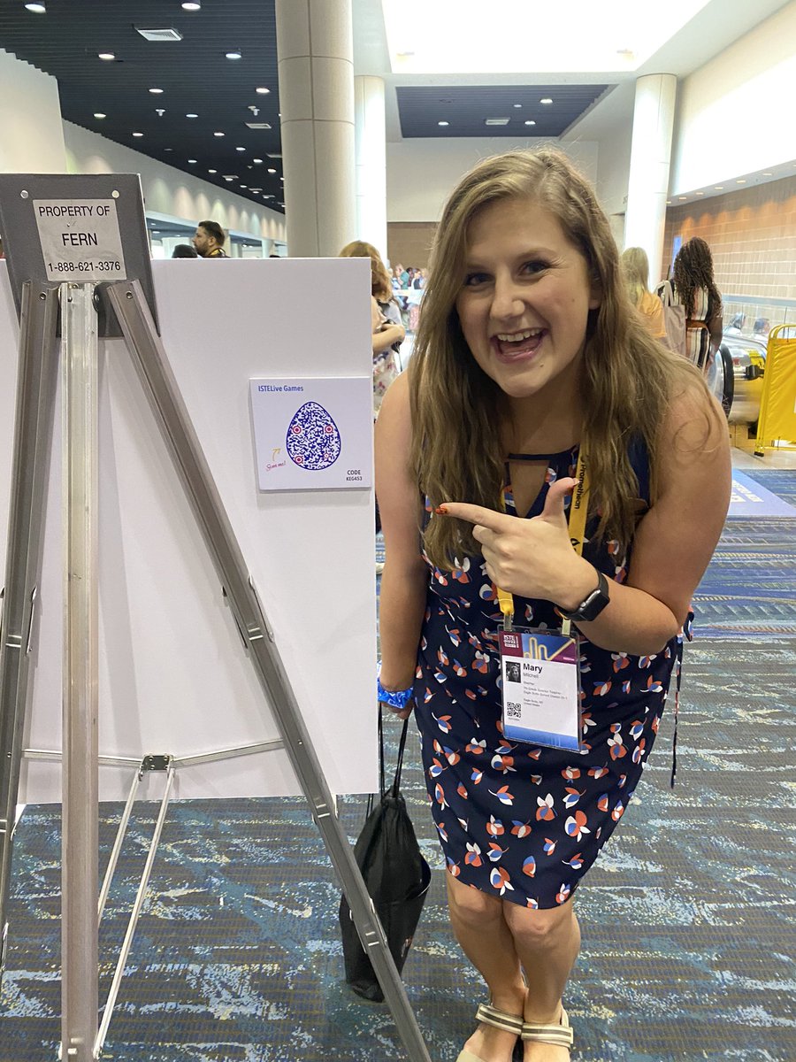 marytmitchell's tweet photo. @iste Look who found an Easter Egg! 🥚🥳🎉 #ISTELive #ISTELiveContest https://t.co/iaXJ5TXk5F