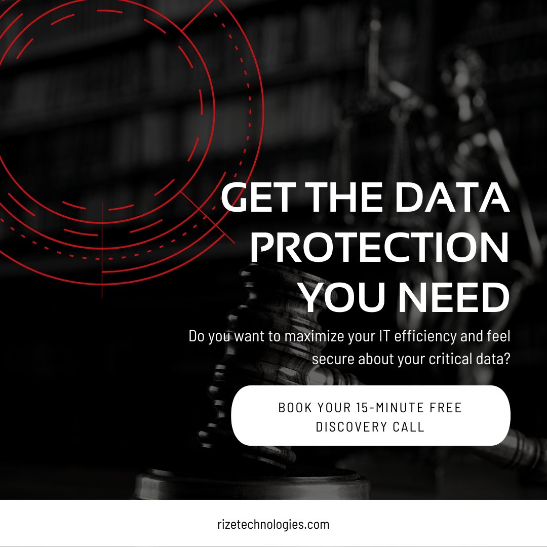 rize_tech's tweet image. We want to put emphasis on the fact that a simple backup is not enough. Seamlessly backup your critical data with a scalable and secure solution from us. Call (954) 204-0212 or visit our website at rizetechnologies.com. #RizeTechnologies #technologyforlaw #techforlaw