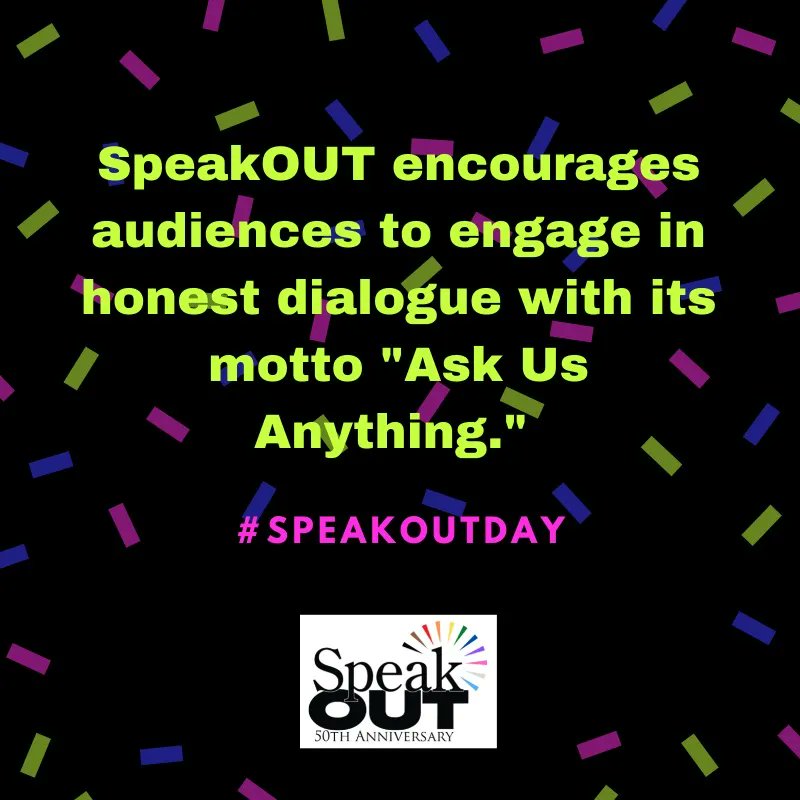 SpeakOUTBoston's tweet photo. Our speakers are committed to our motto: Ask Us Anything. We answer all questions to the best of our ability &amp; we create a safe space to ask questions that people may not have any other place to ask them. #SpeakOUTDay https://t.co/IKVipUcVA3