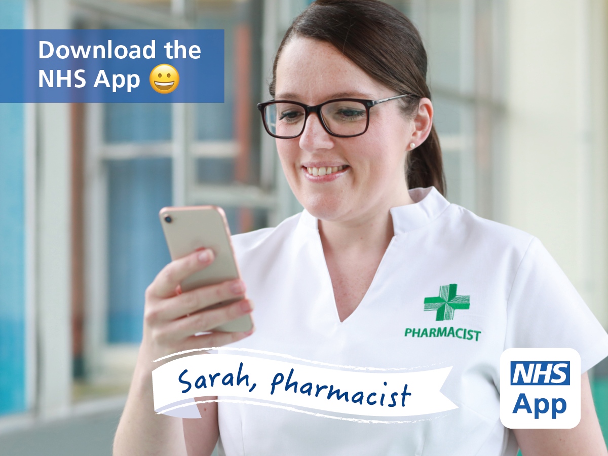 TalbotMedical's tweet photo. Heard about the NHS App? Order repeat prescriptions, view your GP records, manage appointments at your surgery and more. 24/7. Your NHS, your way. Download the #NHSApp. https://t.co/3qXuvYc0GF