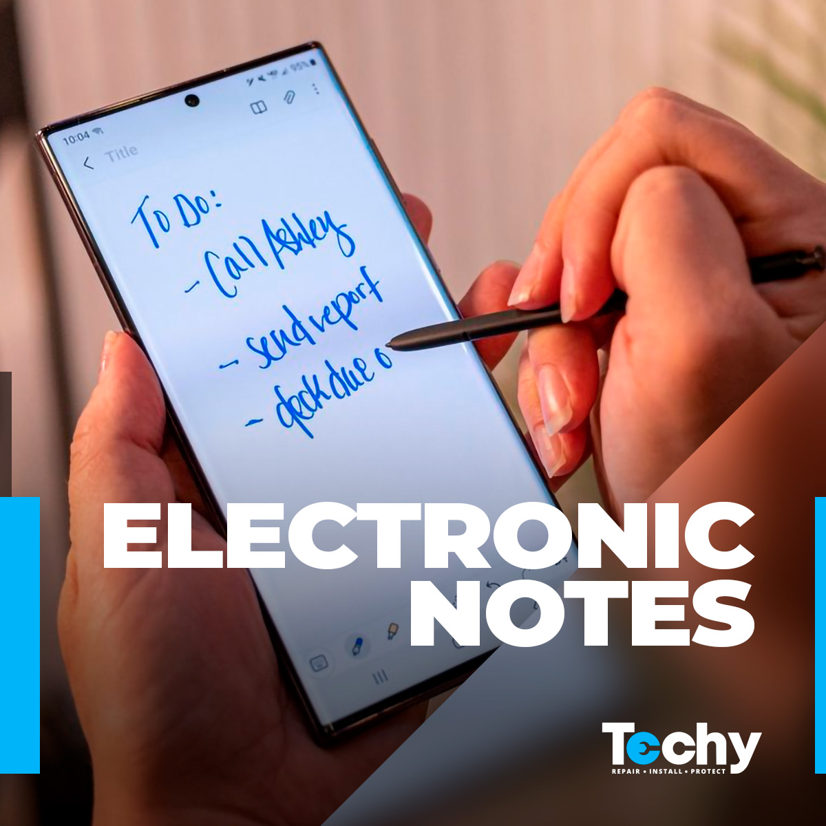 TechyCompany's tweet photo. Taking notes on your phone is handy when you don’t have a pen and paper.
Are you old school and writing notes like your grocery list with a pen and paper, or do you prefer to use your smartphone? 🖊️📓
#phonenotes #phoneapp https://t.co/pIusqZuuvq