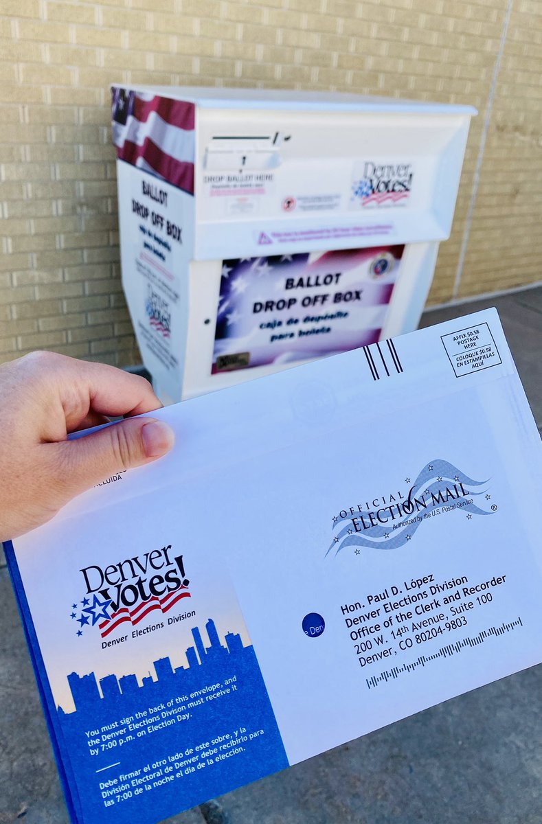 Voting today feels like an act of both defiance and optimism.  If you live in CO, don’t forget to drop off your primary ballot by tomorrow/Tuesday, 6/28.
