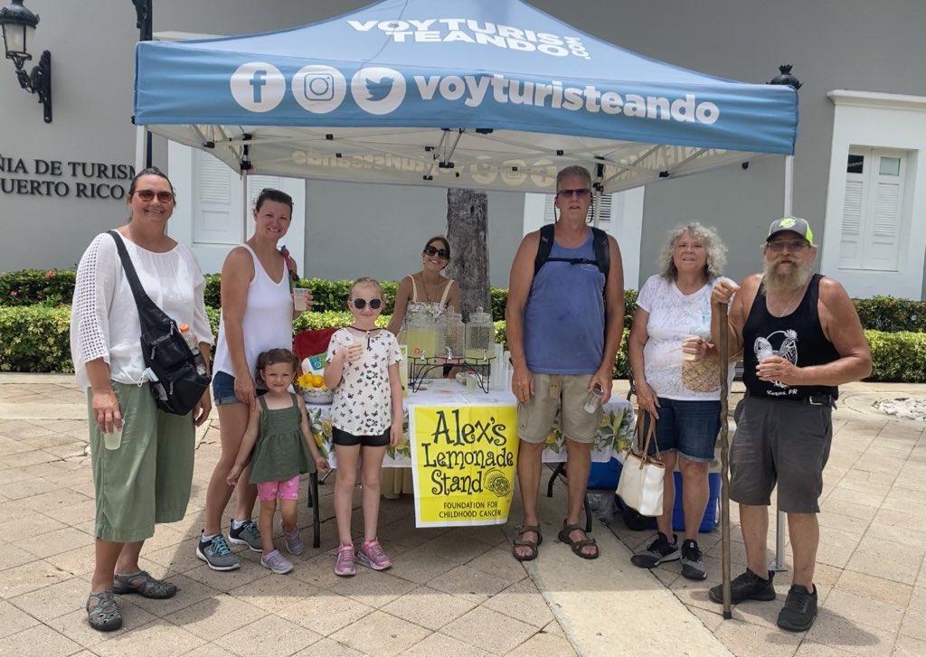 Alejandra_SBG's tweet photo. @AlexsEvents We’ve already had three childhood cancer heroes, Miles, Maria Milagros and Carmen come by https://t.co/psCpbcIshZ