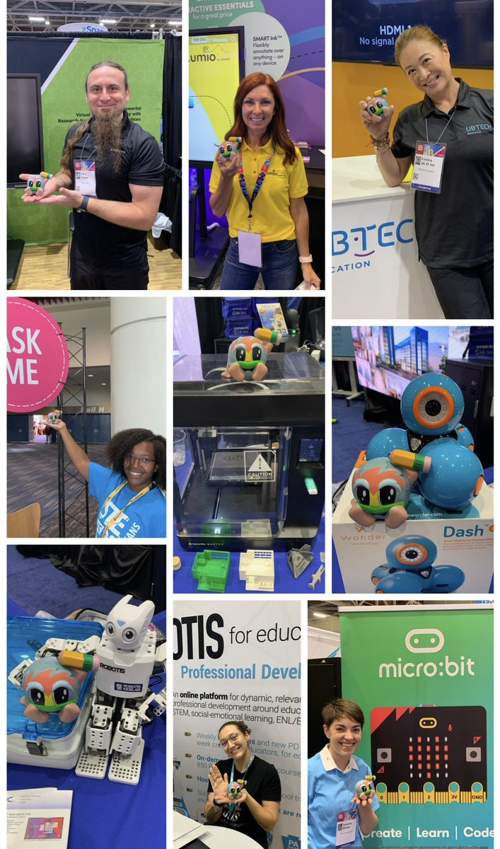 OTIS4educators's tweet photo. Having so much fun with all of our #edtech friends at ISTE! Check out micro:bit at booth 2440 and SMART Technologies at booth #1116! #ISTE22 #wheresOTIS @iste 😀💡📚 https://t.co/yKwY0CJ1oJ