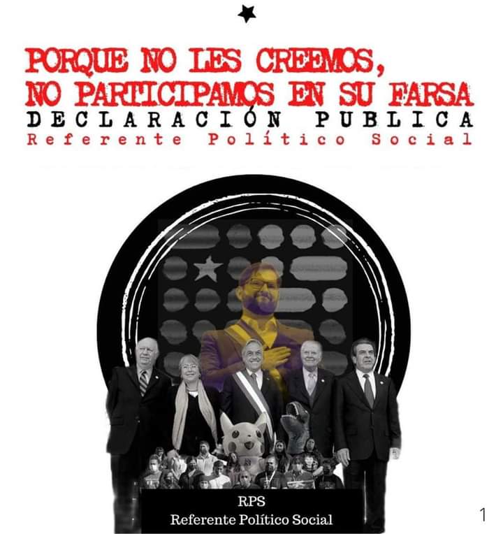 ReferenteRPS's tweet image. 🔴 PORQUE NO LES CREEMOS, 
NO PARTICIPAMOS DE SU FARSA 🔥✊🏾

Compartimos nuestra declaración que tiene por objetivo manifestar nuestro posicionamiento frente al actual escenario.

Link de lectura de la plataforma:
👇👇👇👇 issuu.com/referente_rps/…