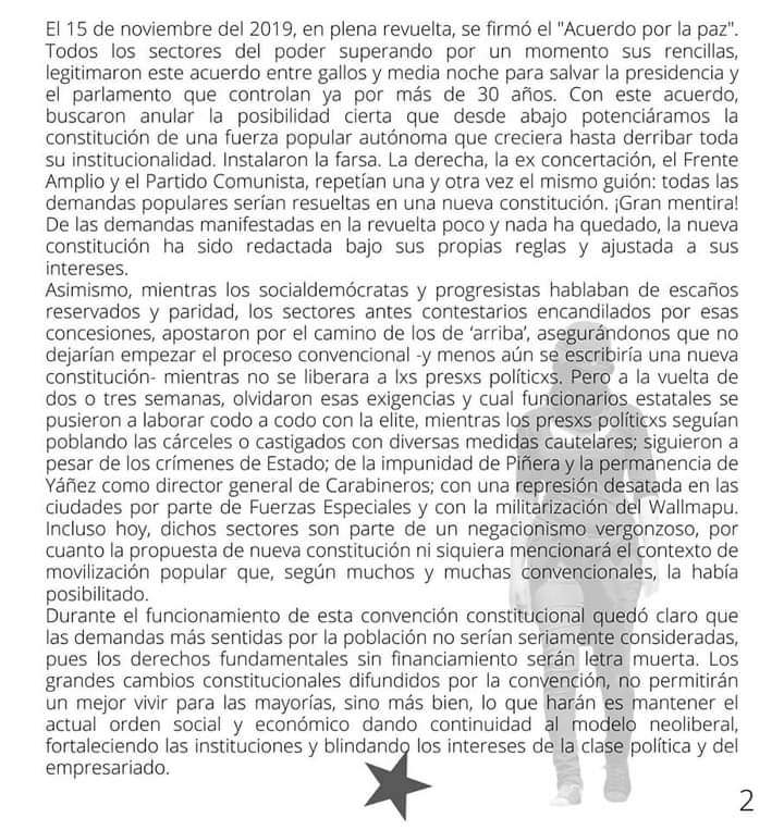 ReferenteRPS's tweet image. 🔴 PORQUE NO LES CREEMOS, 
NO PARTICIPAMOS DE SU FARSA 🔥✊🏾

Compartimos nuestra declaración que tiene por objetivo manifestar nuestro posicionamiento frente al actual escenario.

Link de lectura de la plataforma:
👇👇👇👇 issuu.com/referente_rps/…