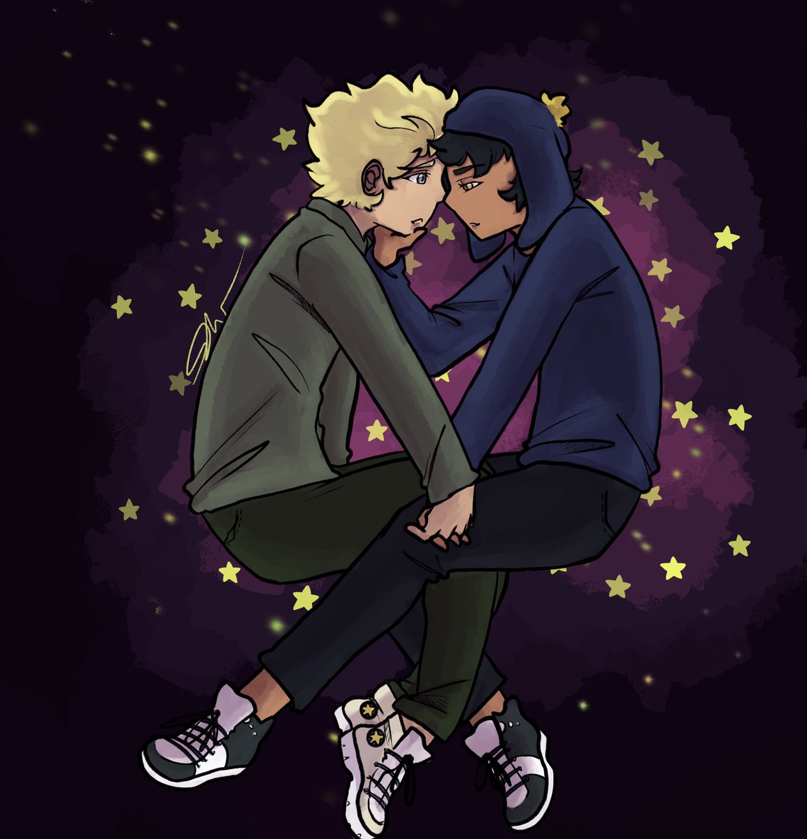ItMeFelly's tweet photo. I was high wanting to float in an empty room/universe
So when the effects started to fade I drew this Creek art ! 

And it felt so damn good drawing my feelings today <3
#SouthPark #tweekxcraig #creek #TweekTweak #CraigTucker https://t.co/DZU5MSQNLV