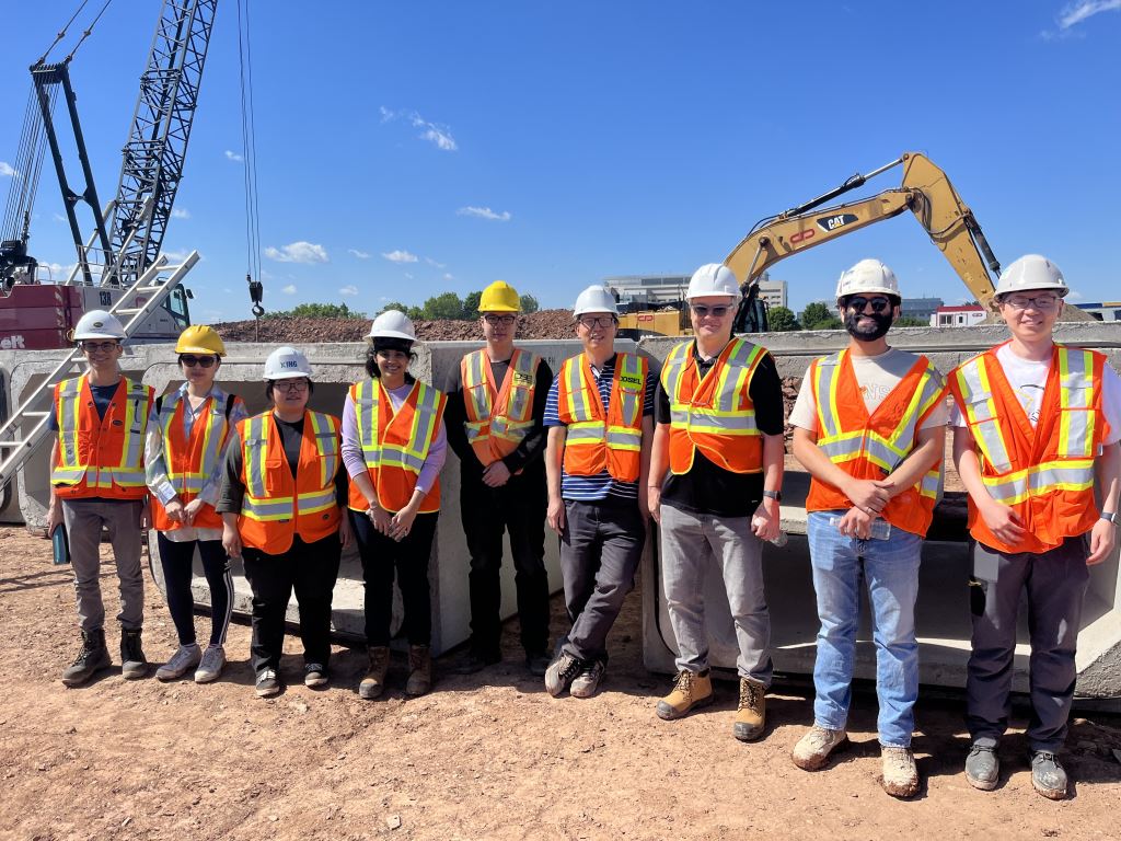 Members from our Detailed Design team had a lot of fun last week visiting our Graydon Banning Site! #AcceleratingSubdivisions