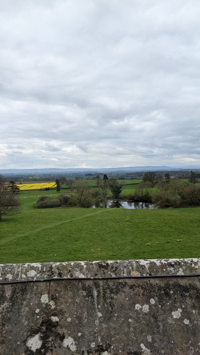 From Croft Castle, you can see a tapestry of colours and texture stretching across the countryside. This has to be one of the best views in Herefordshire 😍 #VisitHerefordshire #castle #views