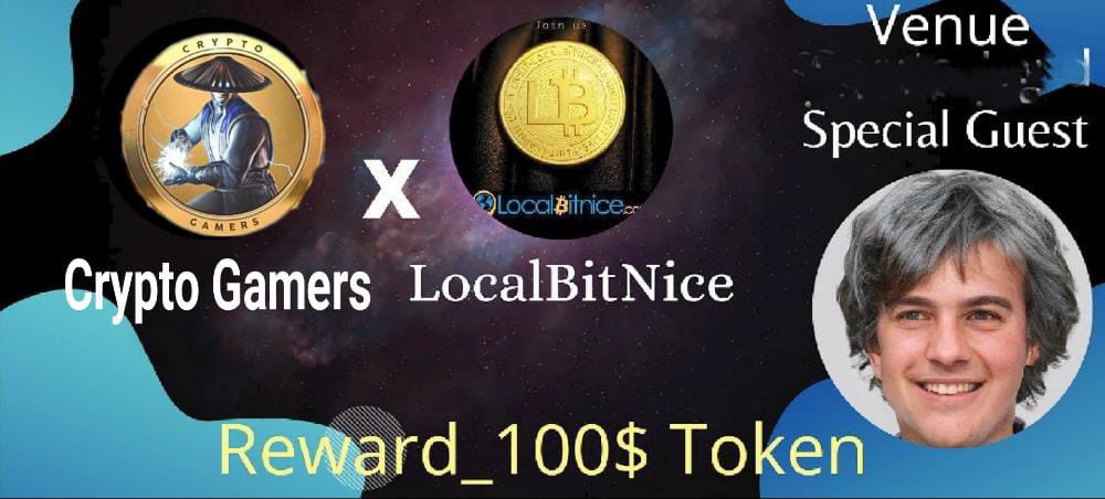 Cryptogamers42's tweet photo. Crypto gamers  will host AMA with Localbitnice   on 28th June 2022 at 12:00 PM UTC 

💰Rewards Pool : $100 Localbitnice token 

🏠Venue : https://t.co/MWDbGhky18…

Rules:
1⃣ Follow @Cryptogamers42 &amp; Localbitnice 
2⃣ Like &amp; Retweet
3⃣ Comment &amp; Tag 2Friends (max 4 questions) https://t.co/XxRP0xjREy