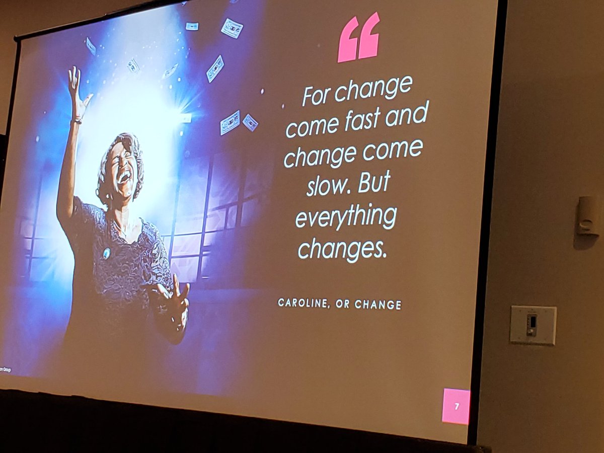 Ok. I'm happy. <a href="/ThoughtPartner/">David Grossman</a> just quoted a musical. #iabc22