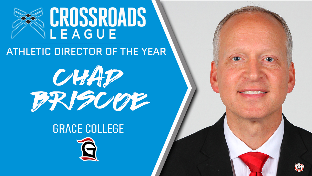 Crossroads_NAIA's tweet photo. Grace's Briscoe Named Crossroads League AD of the Year for Fourth Time | @GraceLancers - https://t.co/ZE48r5hRD6 https://t.co/jPfMuZHEPB