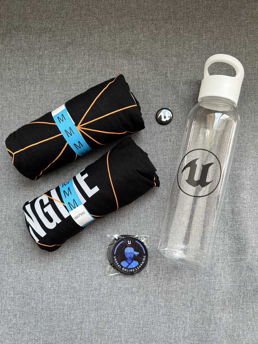 cachitweet's tweet photo. @UnrealEngine the #BlueprintNinja challenge swag has finally arrived!! An it’s awesome! Was a  amazing learning path now heading into #UE5…
This gonna be fun 🤩 https://t.co/zz8uRUsXB7