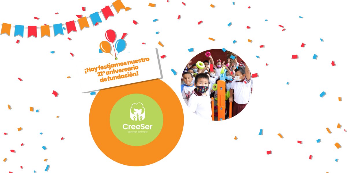 creeser's tweet photo. 🎉🥳¡Hoy cumplimos mayoría de edad en todo el mundo! 🎂 Han pasado 21 años desde nuestra fundación allá en el 2001. ¡Muchas gracias a todas las personas que han hecho posible y felicidades por tan increíble trabajo!

¡Conozcan un poco de nuestra historia a continuación! 🥰 https://t.co/kZsVKCtjJe