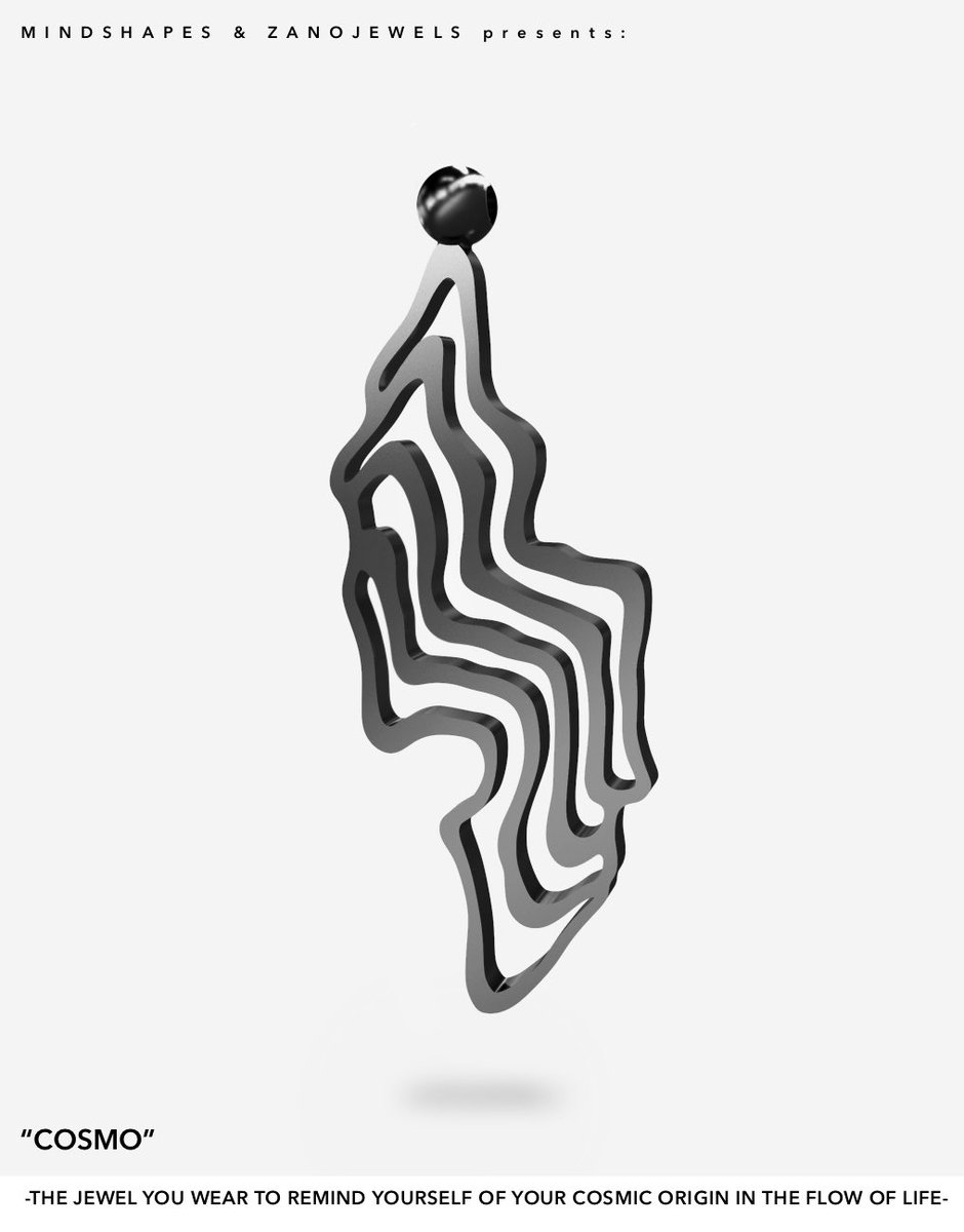 _mindshapes_'s tweet photo. COSMO 
I’m realising a Jewel in silver 9.25
.
The jewel you wear to remind yourself of your cosmic origin in the flow of life 

#mindshapes #jewel #jewelry #art #design https://t.co/2HdqaOBO1T