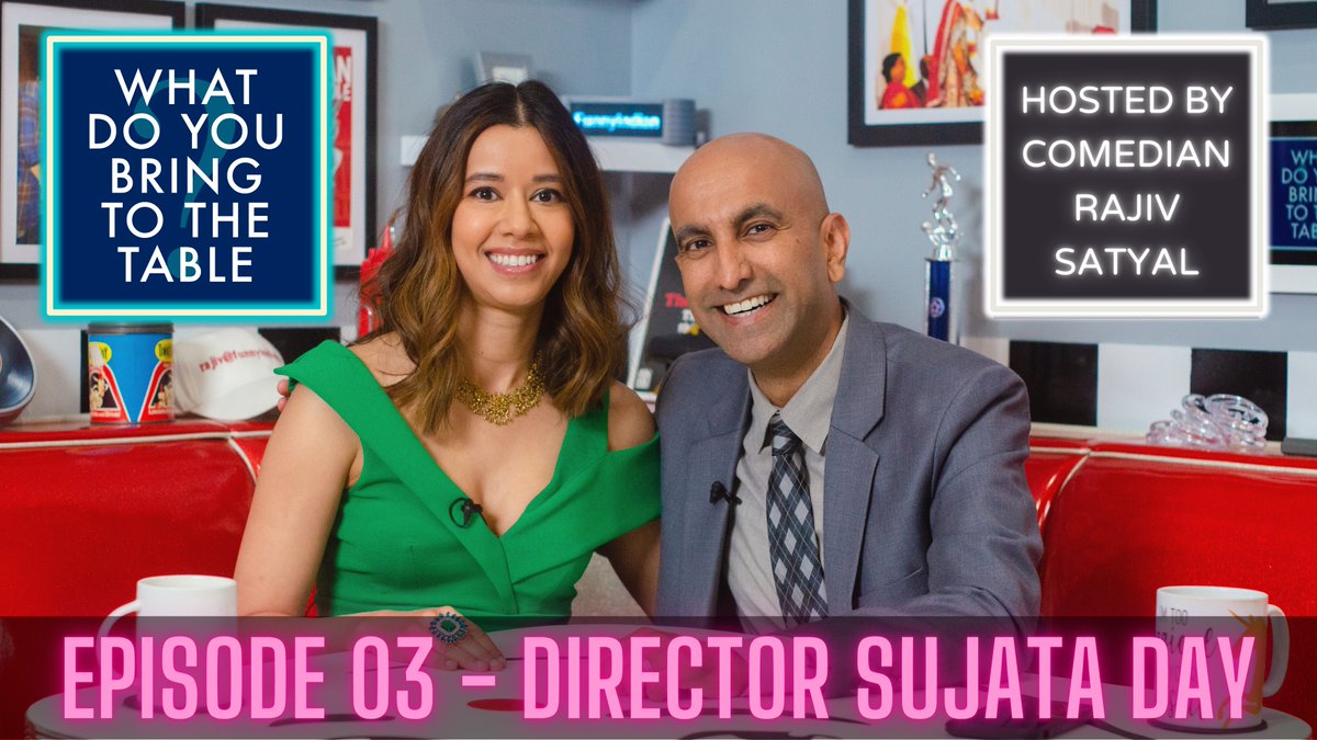 DefnPlease's tweet photo. Watch our filmmaker/star @sujataday chat #DefinitionPlease on @netflix, Hollywood & more with @funnyindian π£οΈ https://t.co/yvQE7yKmdj https://t.co/aPsMnp3Num