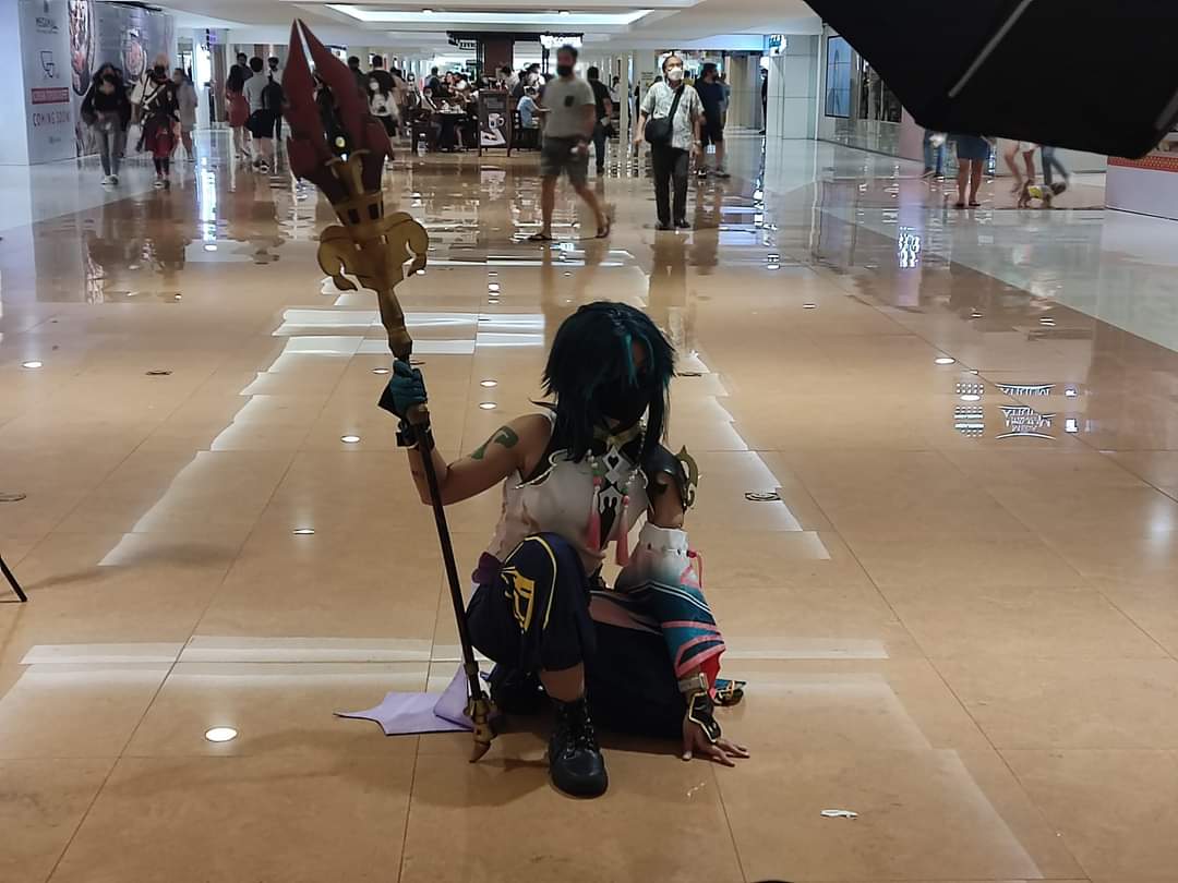 ajhinri's tweet photo. I wanna share my xiao cos for ozine fest day 2 https://t.co/cnnx99hkdr