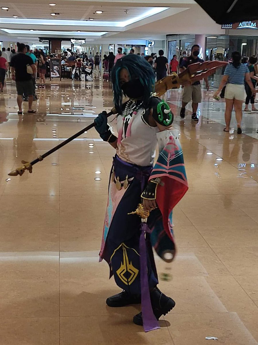 ajhinri's tweet photo. I wanna share my xiao cos for ozine fest day 2 https://t.co/cnnx99hkdr