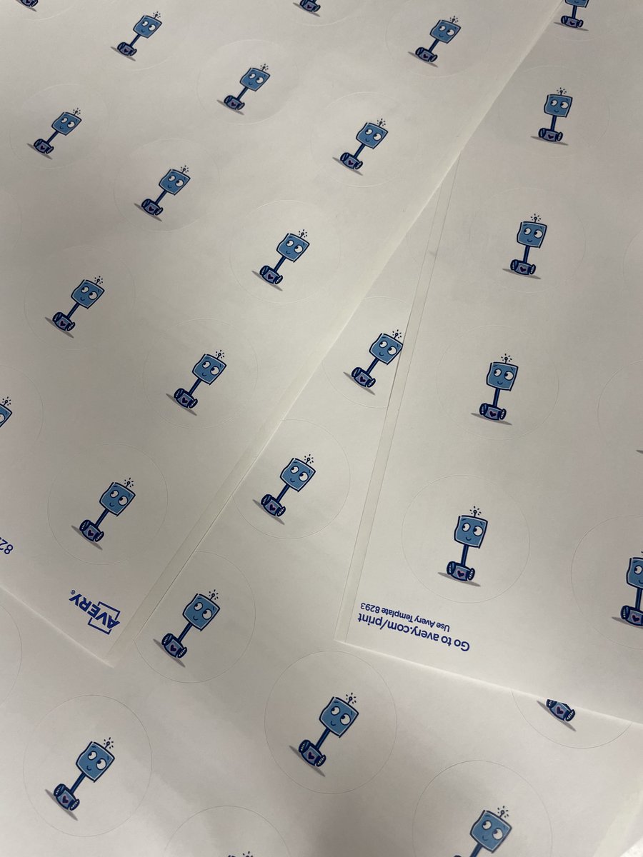 UBCIDEALab's tweet photo. We have created some matching stickers for our Telerobot Project! 
If you want to read more about the Telerobot Project - we have just posted the newsletter last week!
#ubc #ubcresearch #idealab #dementiacare #vancouvercoastalhealth https://t.co/1nQq4abAa4