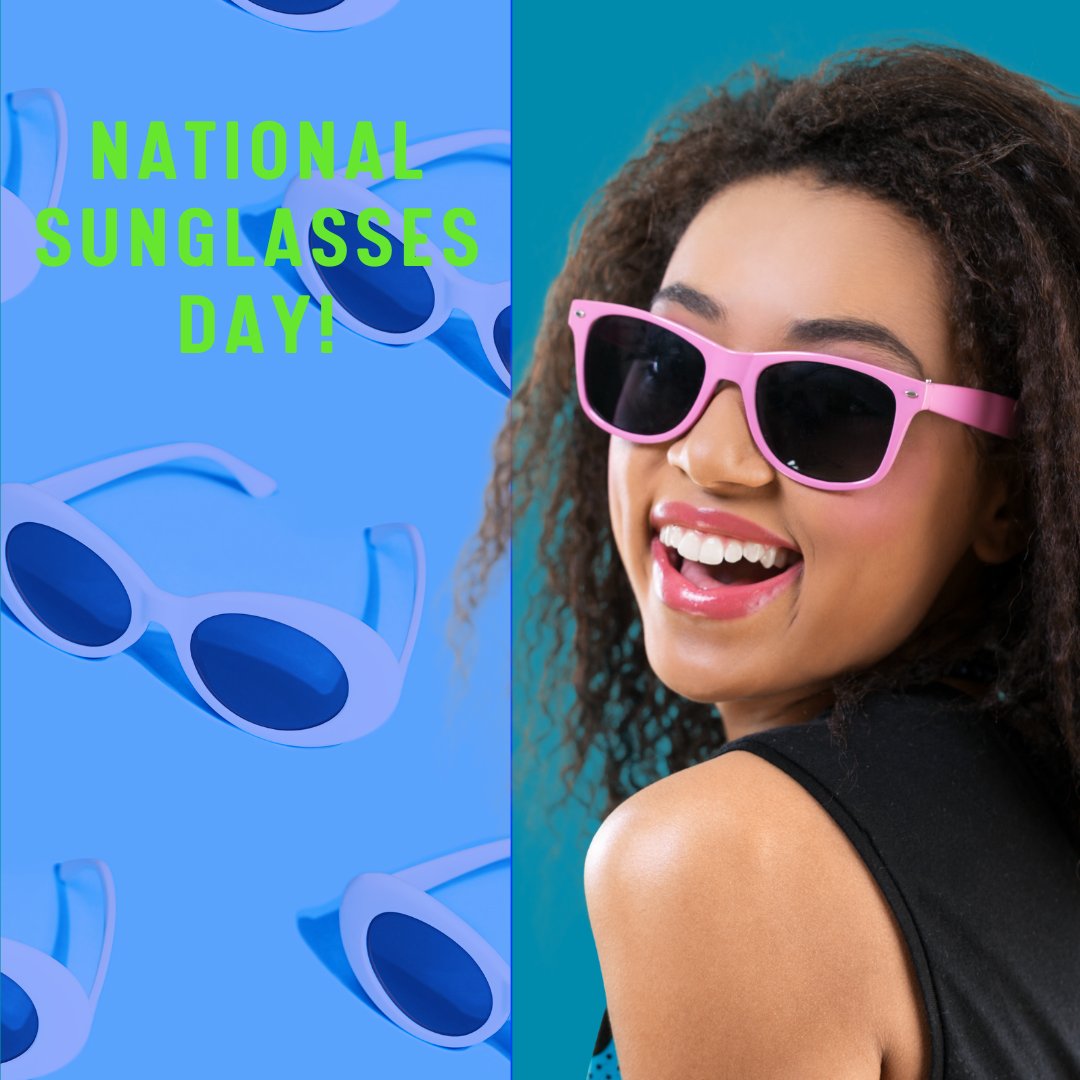OAA_ORG's tweet photo. Happy National Sunglasses Day!
.
.
.
#oaa #opticiansassociationofamerica #optician #optical #helpingamericasee #vision #eyecare #eyewear #eyeglasses #sunglasses #glasses #nationalsunglassesday https://t.co/Sh4ftjaKqZ