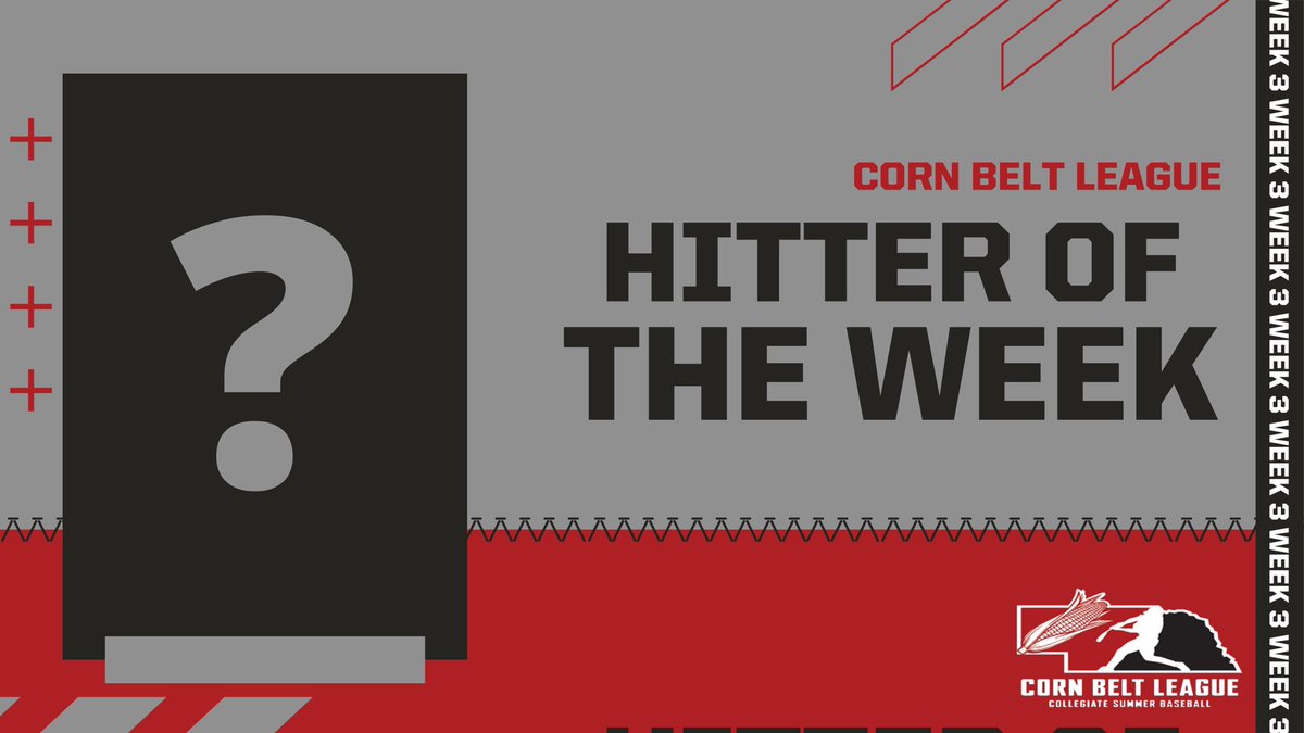 CornBeltLeague's tweet photo. Corn Belt League Pitcher and Hitter of the Week is back!!

With say from you as well as our CBL Reporters, each week we will do the tough job of awarding the top performers of this past week

Polls and Info for Week 3 Nominees Below ⬇️ https://t.co/Wy93zWScQt