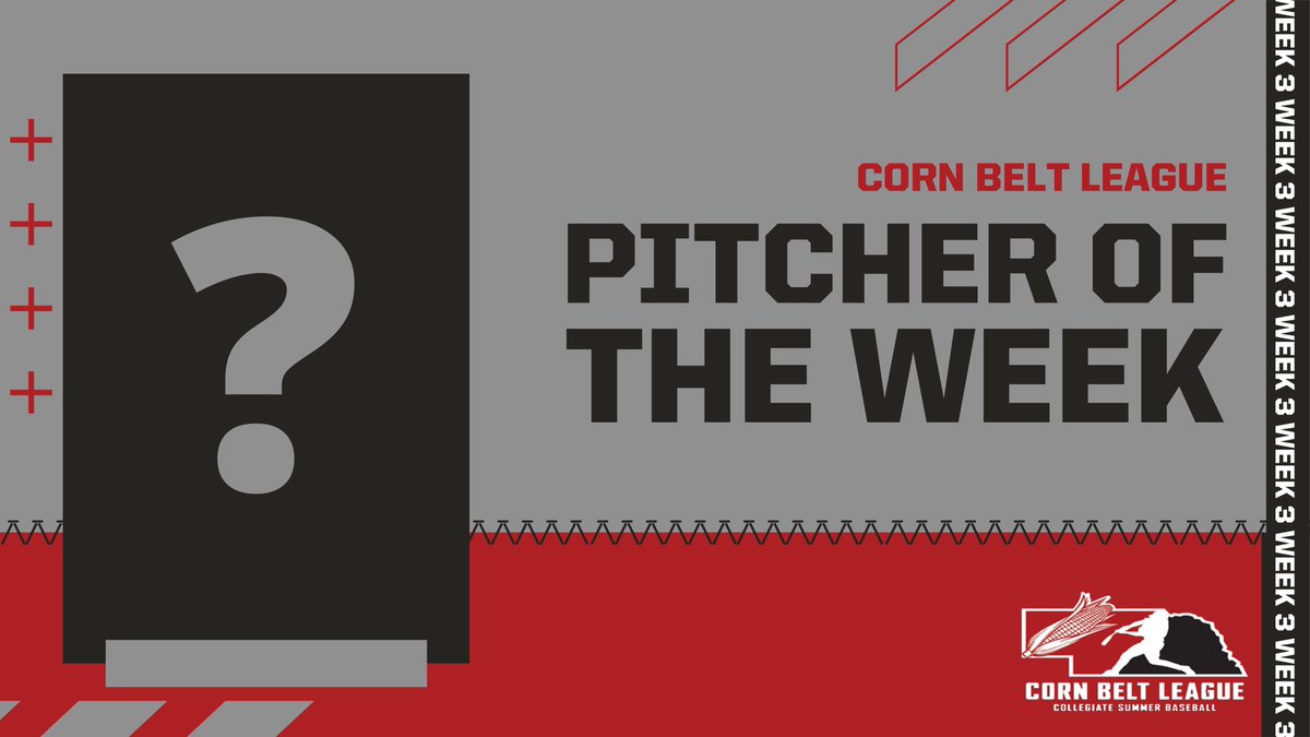 CornBeltLeague's tweet photo. Corn Belt League Pitcher and Hitter of the Week is back!!

With say from you as well as our CBL Reporters, each week we will do the tough job of awarding the top performers of this past week

Polls and Info for Week 3 Nominees Below ⬇️ https://t.co/Wy93zWScQt