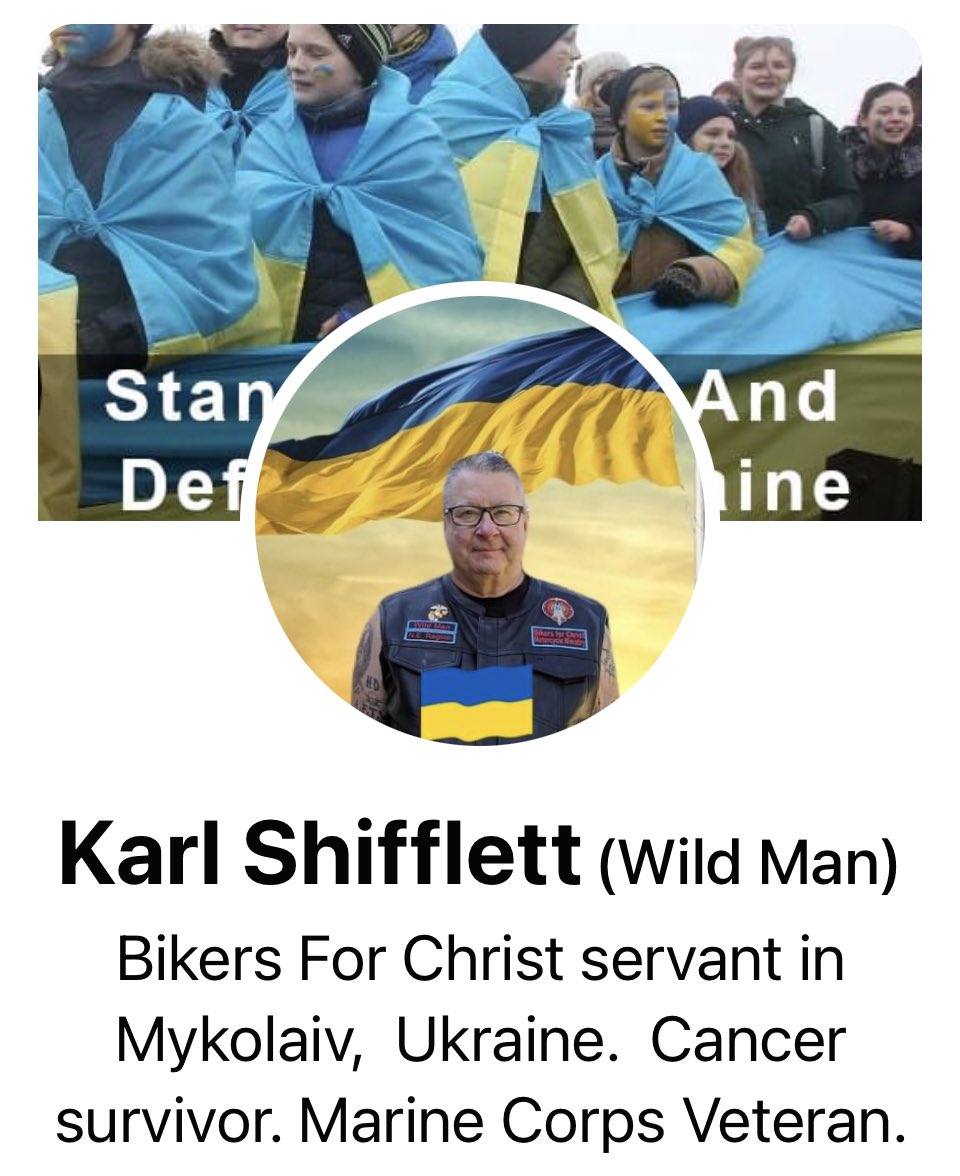 JeanBeaver27's tweet photo. His is Karl Shifflett&amp;he’s the real deal. Moved to Ukraine to deliver Gods msg,food,medicine,baby supplies,whatever. If you can help, PayPal: kdawg1406@gmail.com Anything will help, $5,$10,whatever.Risking his life for freedom! Thank you with all my heart. https://t.co/8ElbhE1mFZ